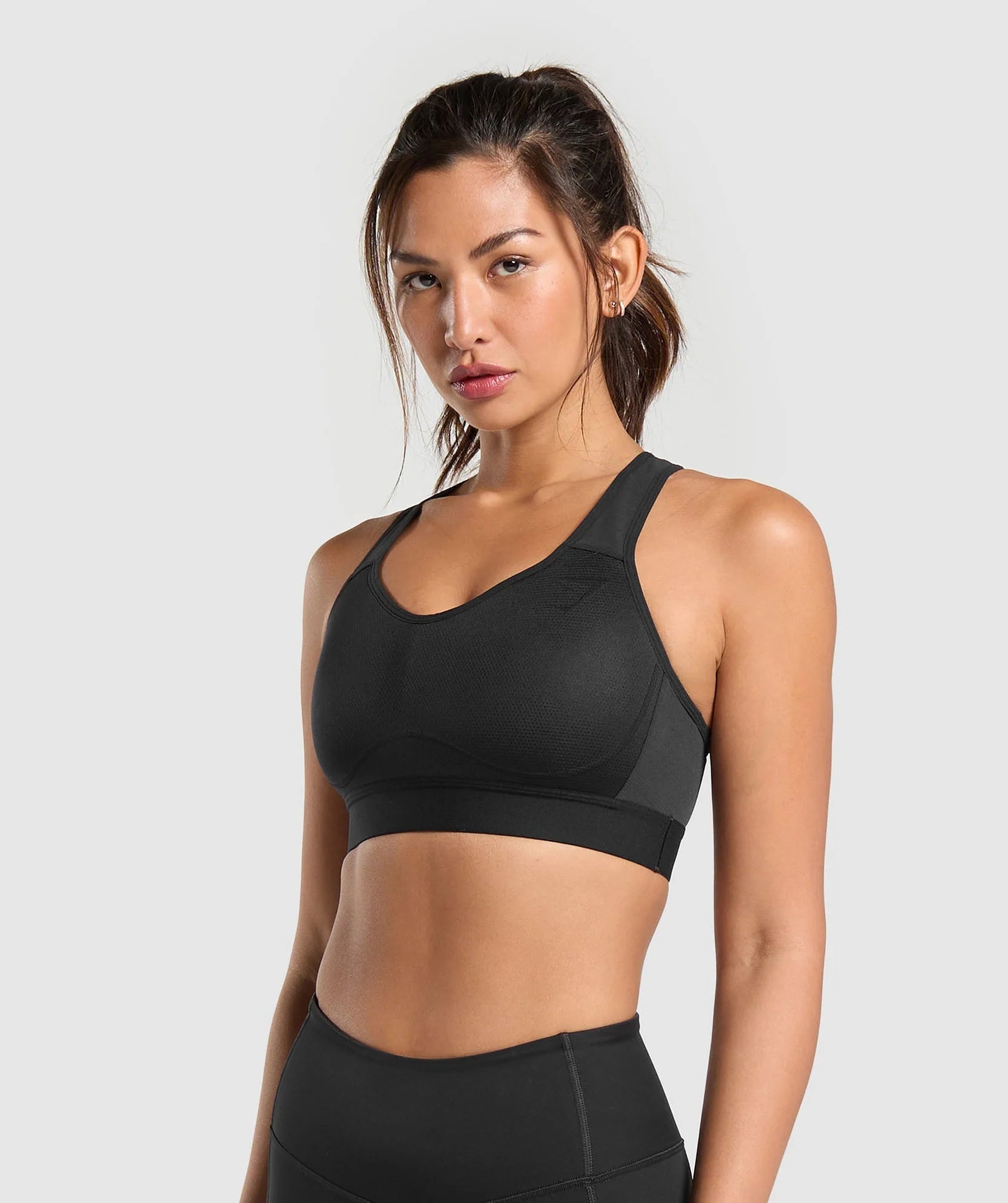 GYMSHARK Lightweight High Support Sports Bra Black — Gymshark | Authentic India