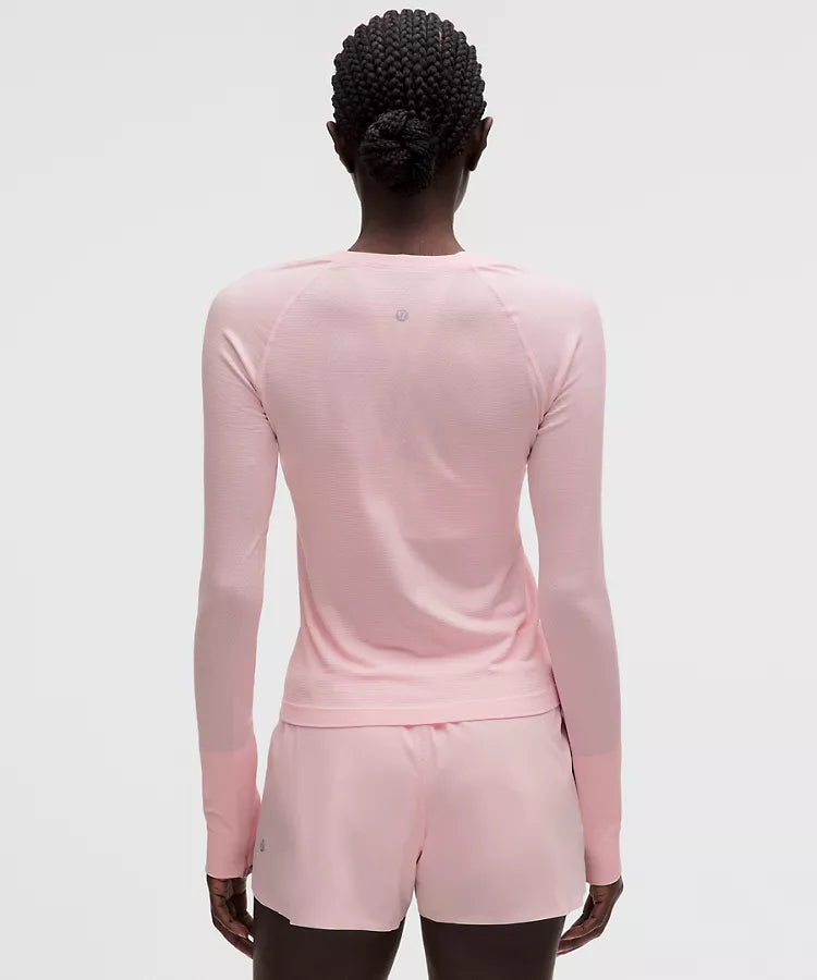 LULULEMON Swiftly Tech Long-Sleeve Shirt 2.0 Pink Pearl — LULULEMON | Authentic India