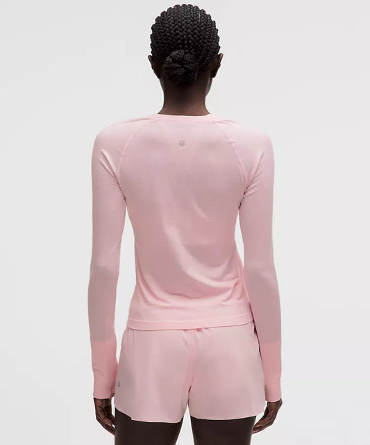 LULULEMON Swiftly Tech Long-Sleeve Shirt 2.0 Pink Pearl — LULULEMON | Authentic India