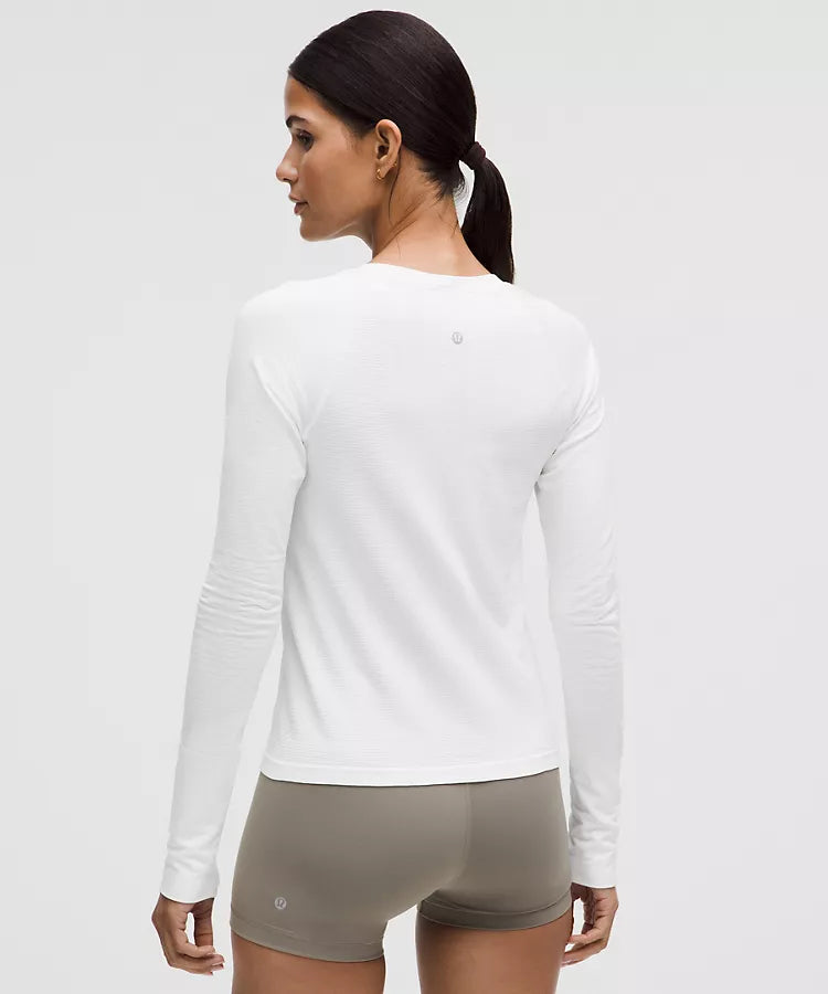 LULULEMON Swiftly Tech Long-Sleeve Shirt 2.0 White — LULULEMON | Authentic India