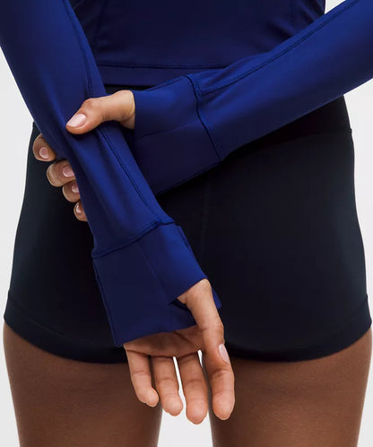 LULULEMON  Define Cropped Jacket Nulu Clubhouse Blue — LULULEMON | Authentic India