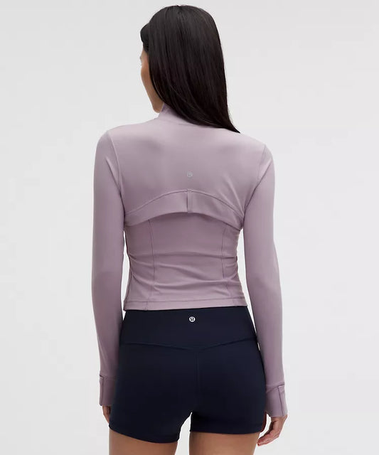 LULULEMON Define Cropped Jacket Nulu Lotus Lavender — LULULEMON | Authentic India