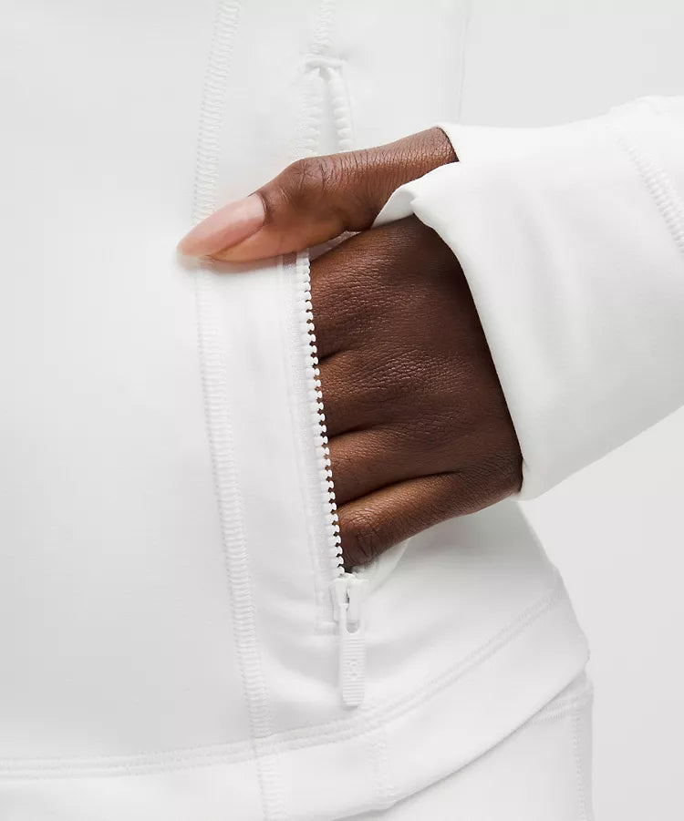 LULULEMON Define Cropped Jacket Nulu White — LULULEMON | Authentic India