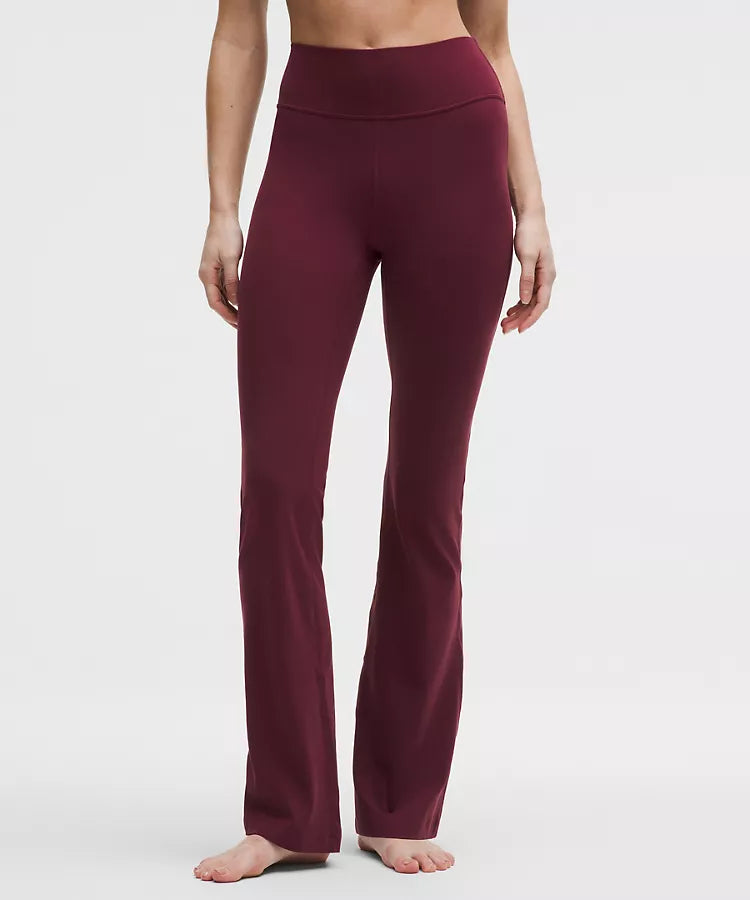 LULULEMON Groove Nulu High-Rise Flared Pant Burgundy Bay — LULULEMON | Authentic India