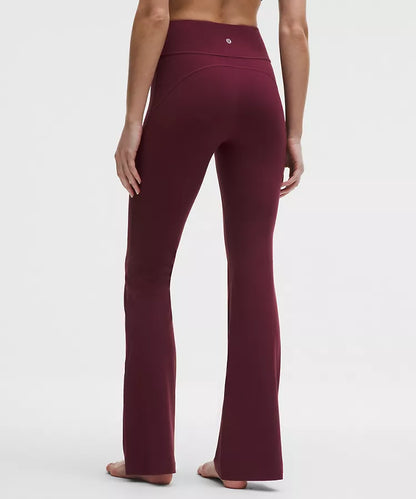 LULULEMON Groove Nulu High-Rise Flared Pant Burgundy Bay — LULULEMON | Authentic India