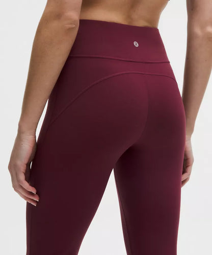 LULULEMON Groove Nulu High-Rise Flared Pant Burgundy Bay — LULULEMON | Authentic India