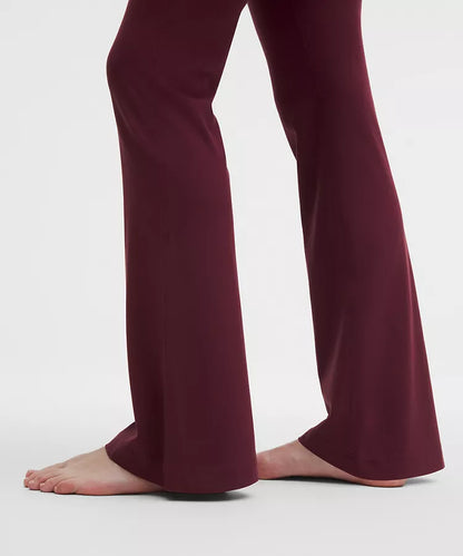 LULULEMON Groove Nulu High-Rise Flared Pant Burgundy Bay — LULULEMON | Authentic India
