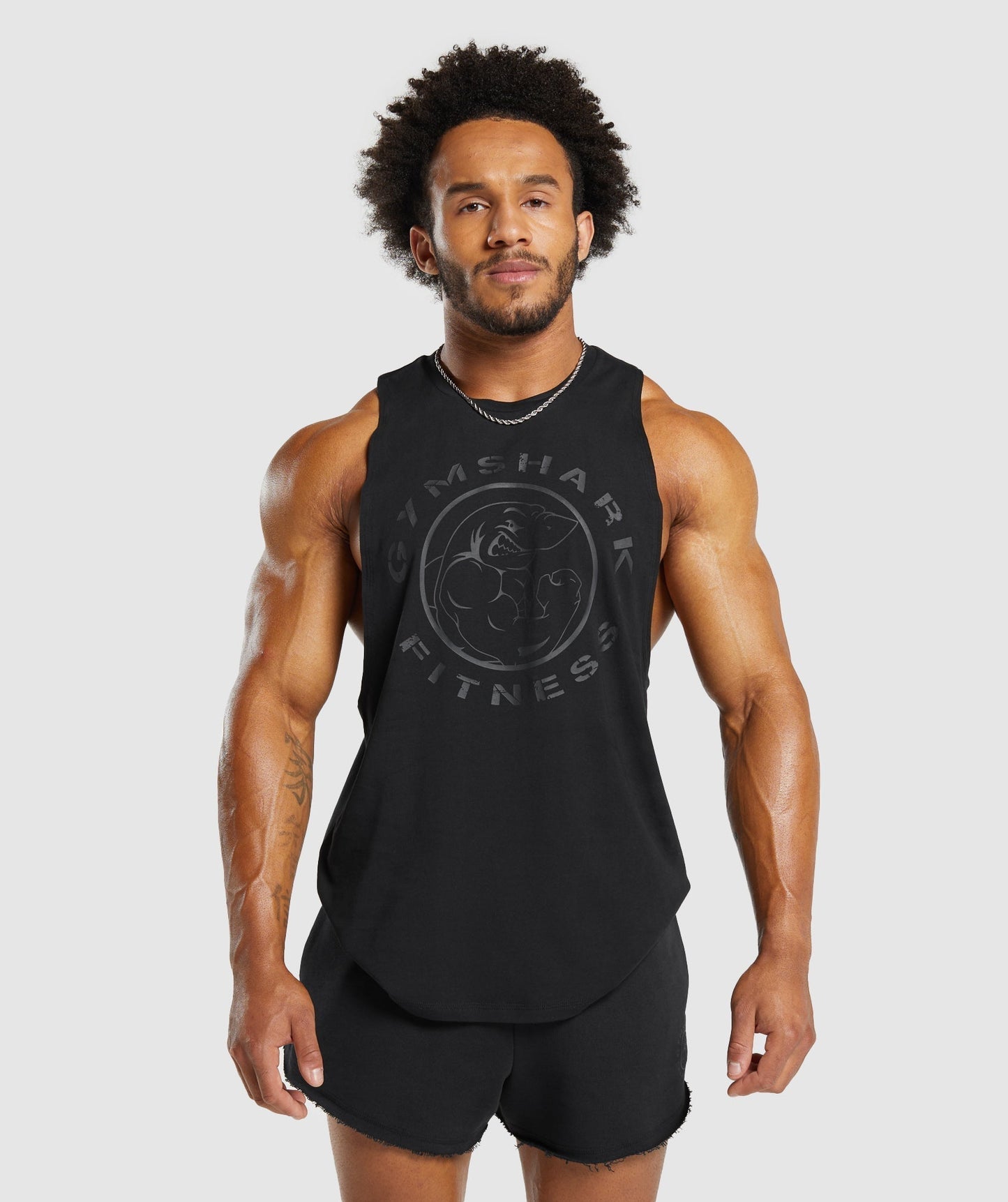 Gymshark Legacy Drop Arm Tank Black — Gymshark | Authentic India