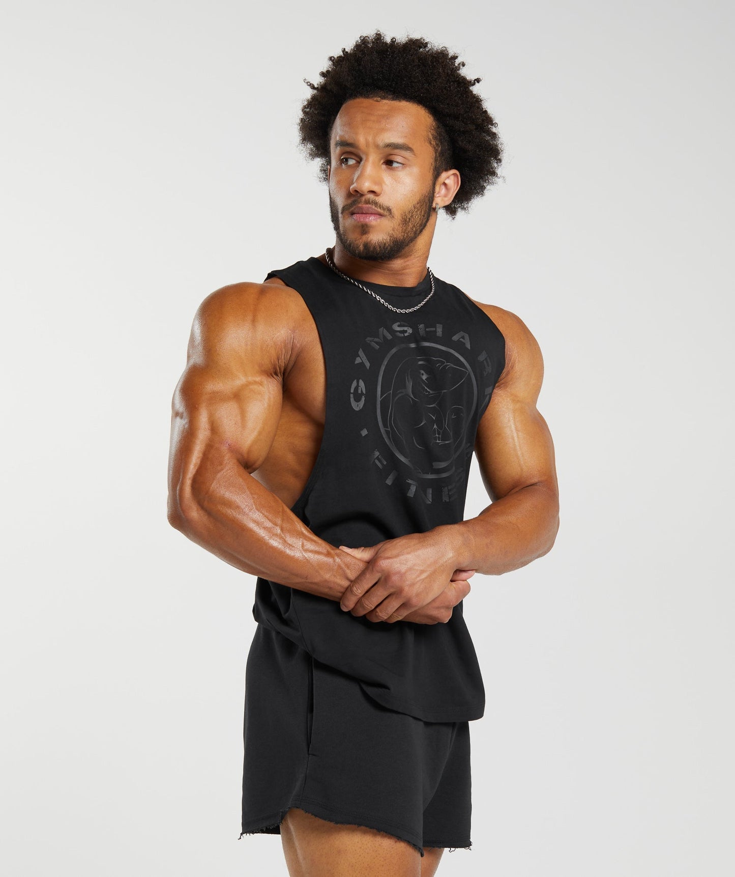 Gymshark Legacy Drop Arm Tank Black — Gymshark | Authentic India