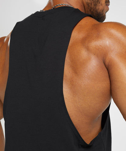 Gymshark Legacy Drop Arm Tank Black — Gymshark | Authentic India