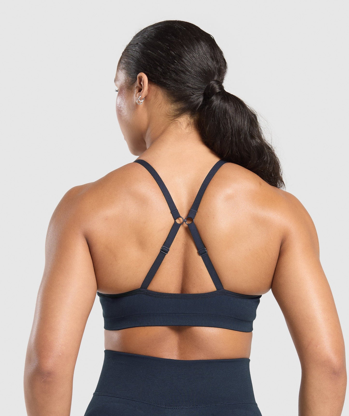 Women's Gymshark Lift Seamless Sports Bra Midnight Blue — Gymshark | Authentic India