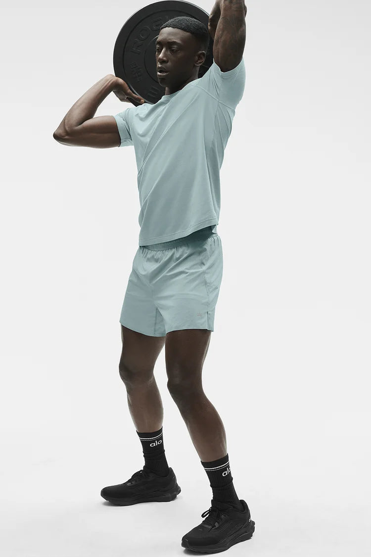 ALO Vapor Crewneck Short Sleeve - Desert Sage