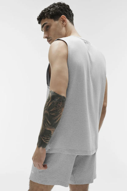 ALO Conquer Muscle Tank - Athletic Heather Grey