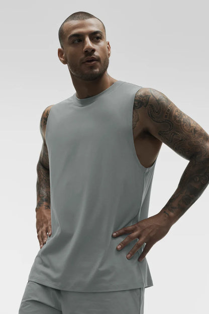 ALO Conquer Muscle Tank - Monument