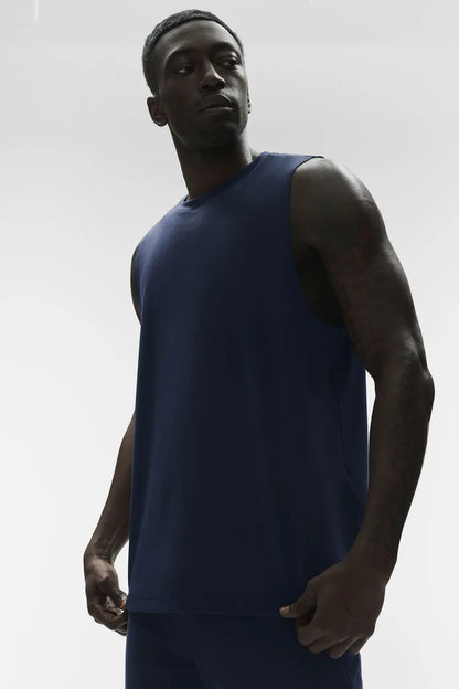 ALO Conquer Muscle Tank - Navy