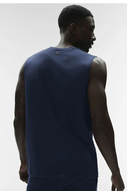 ALO Conquer Muscle Tank - Navy