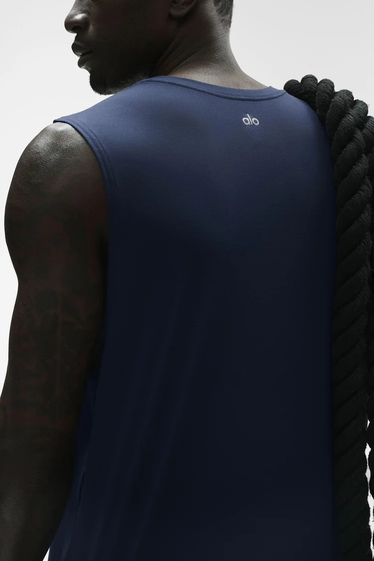 ALO Conquer Muscle Tank - Navy