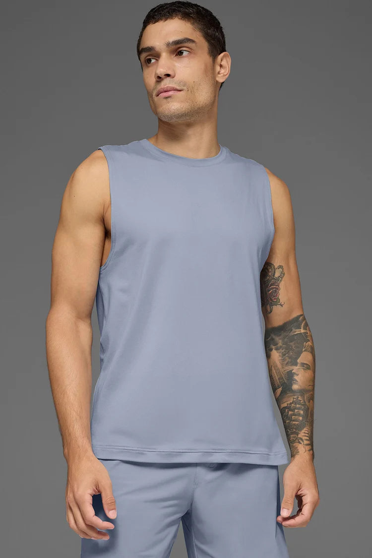 ALO Conquer Muscle Tank - Winter Frost