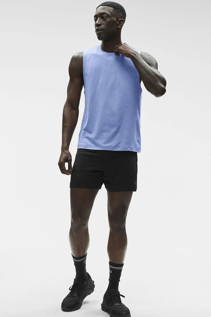 ALO Conquer Muscle Tank - Provence Blue Heather