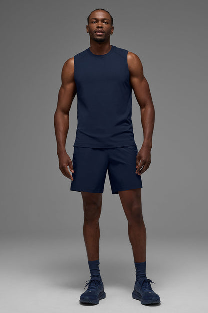 ALO Vapor Muscle Tank - Navy