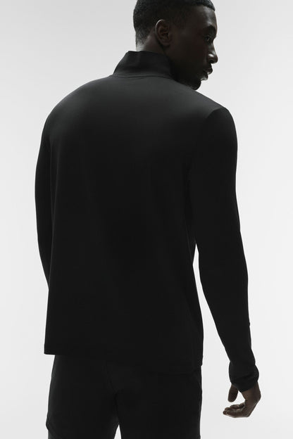 Conquer 1/4 Zip Reform Long Sleeve - Black