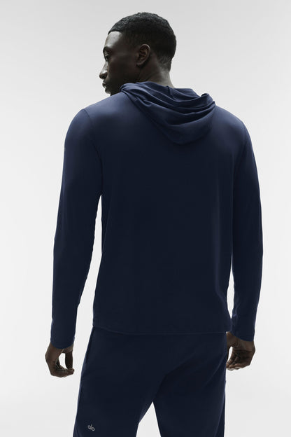 Conquer Reform Long Sleeve With Hood - Navy