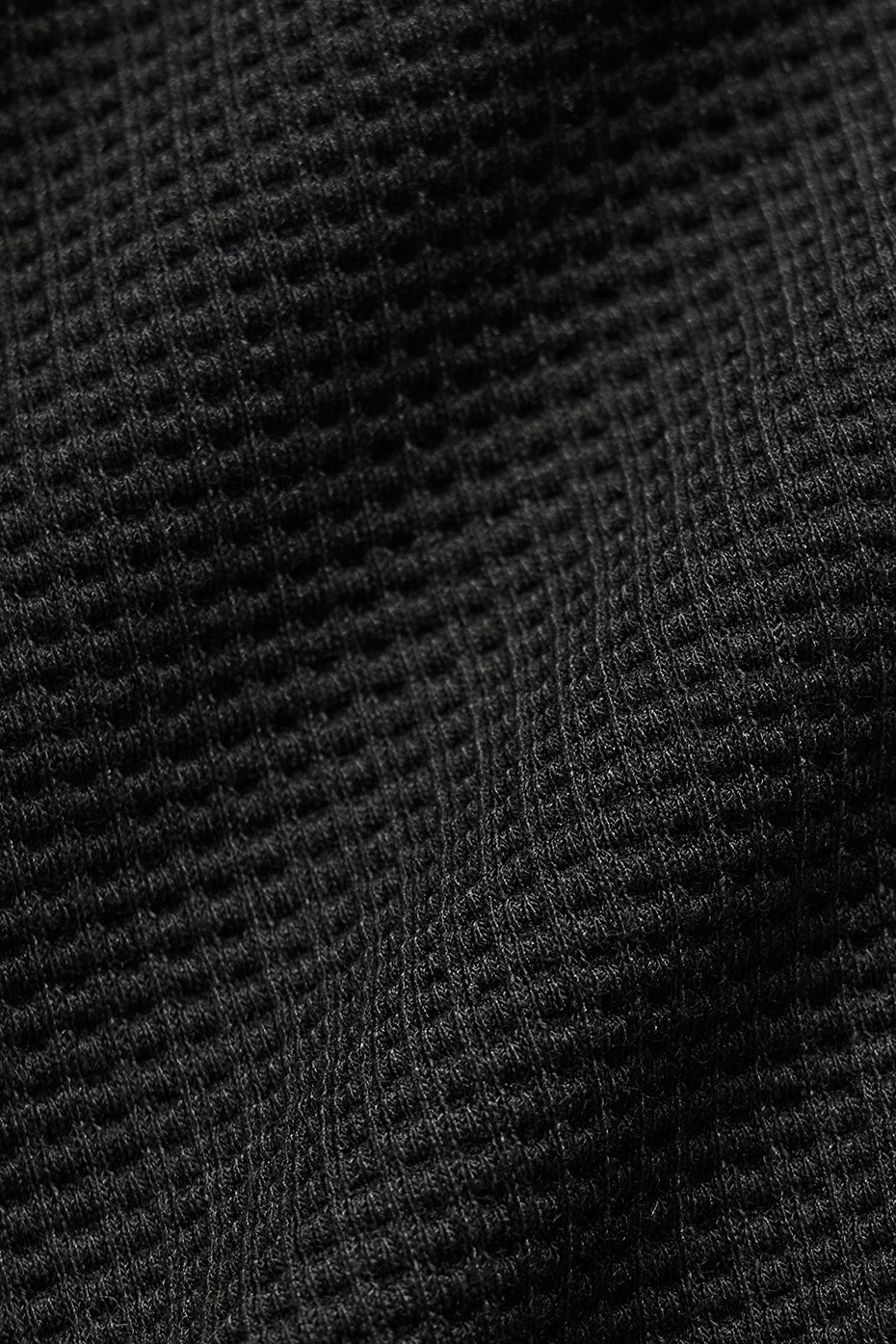 Waffle Lounge Hoodie - Black