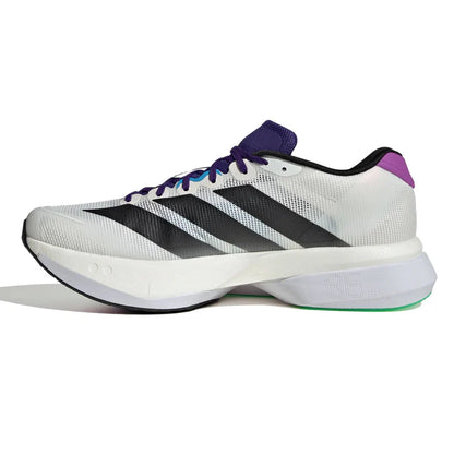 Adidas Adizero Boston 13 Core White Core Black Lime Burst — ADIDAS | Authentic India