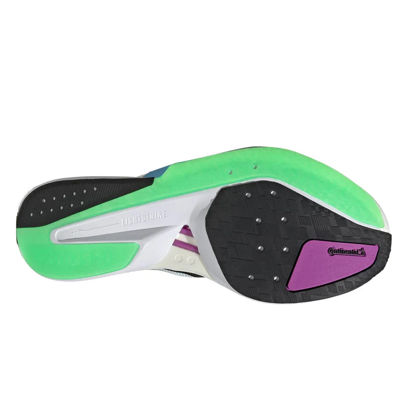 Adidas Adizero Boston 13 Core White Core Black Lime Burst — ADIDAS | Authentic India