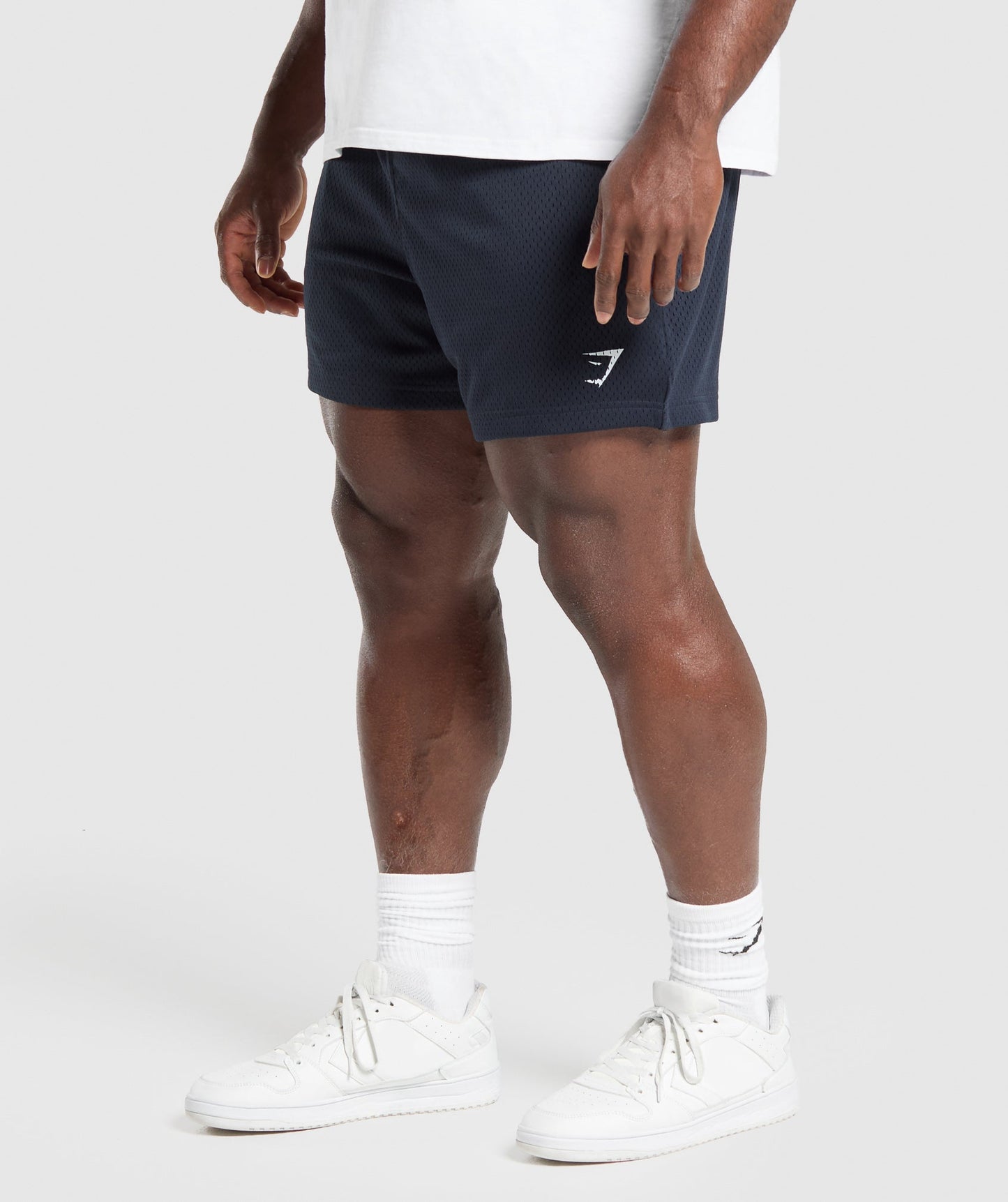Gymshark Lifting Mesh 5" Shorts Heavy Blue — Gymshark | Authentic India