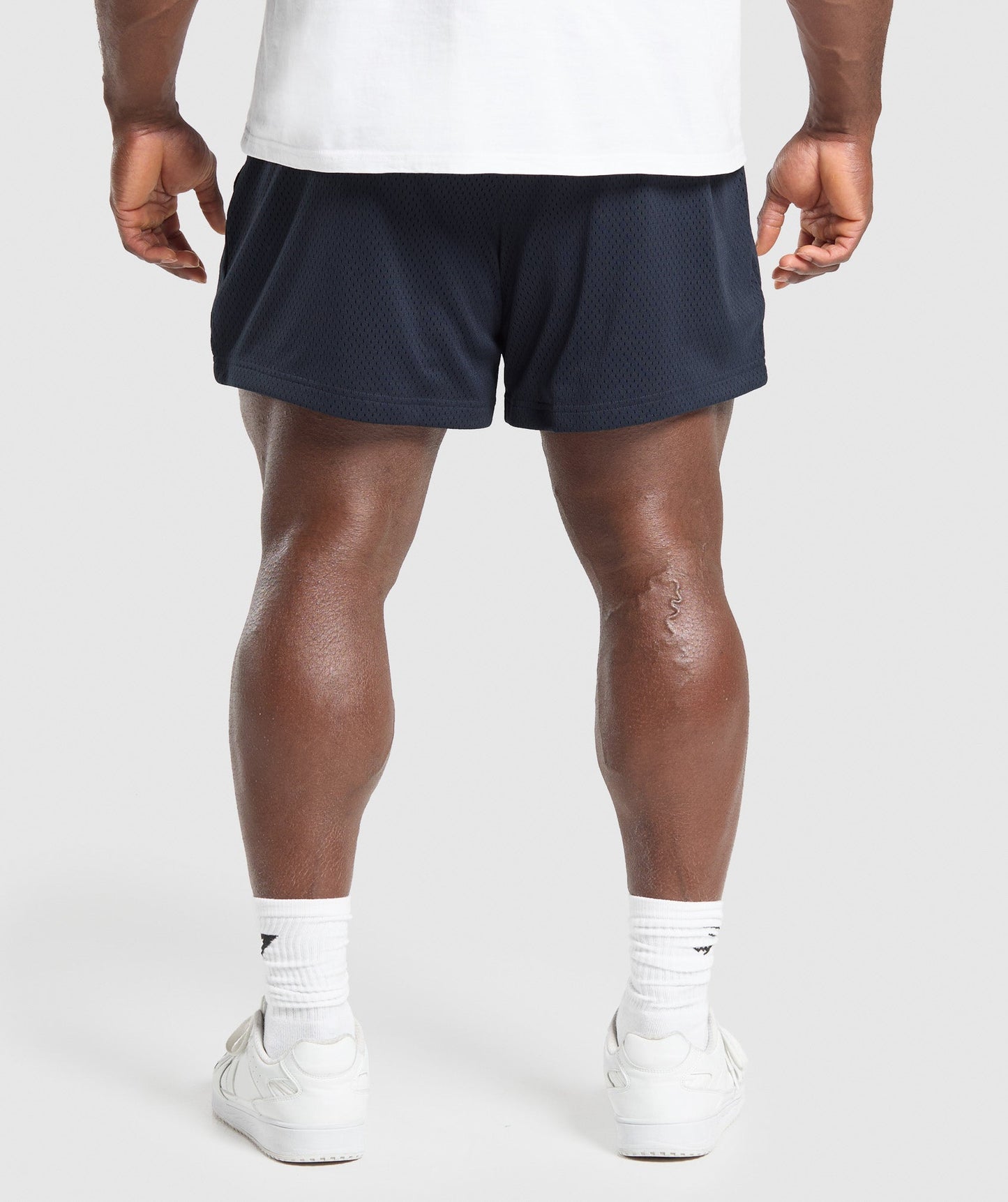 Gymshark Lifting Mesh 5" Shorts Heavy Blue — Gymshark | Authentic India