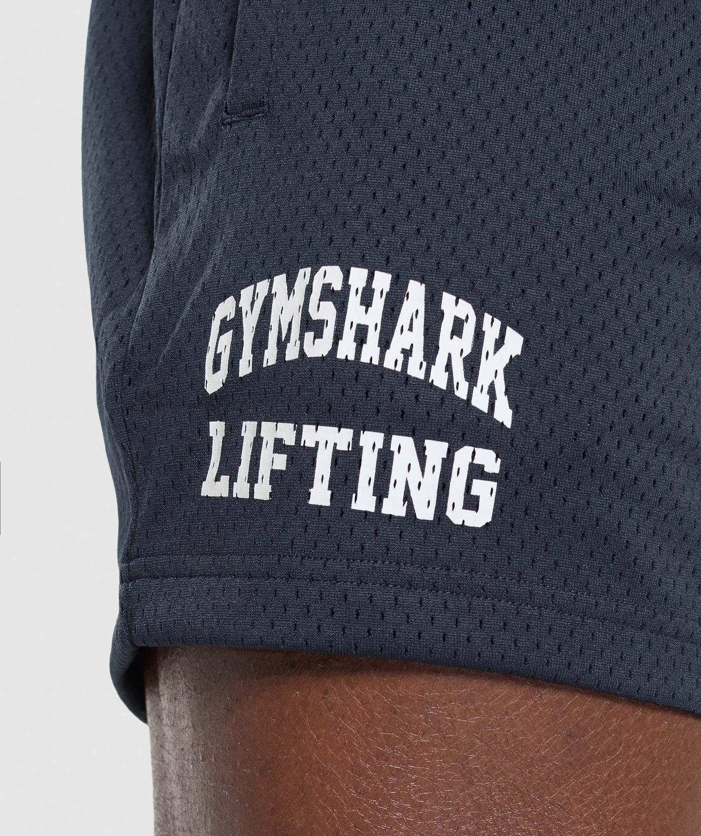 Gymshark Lifting Mesh 5" Shorts Heavy Blue — Gymshark | Authentic India
