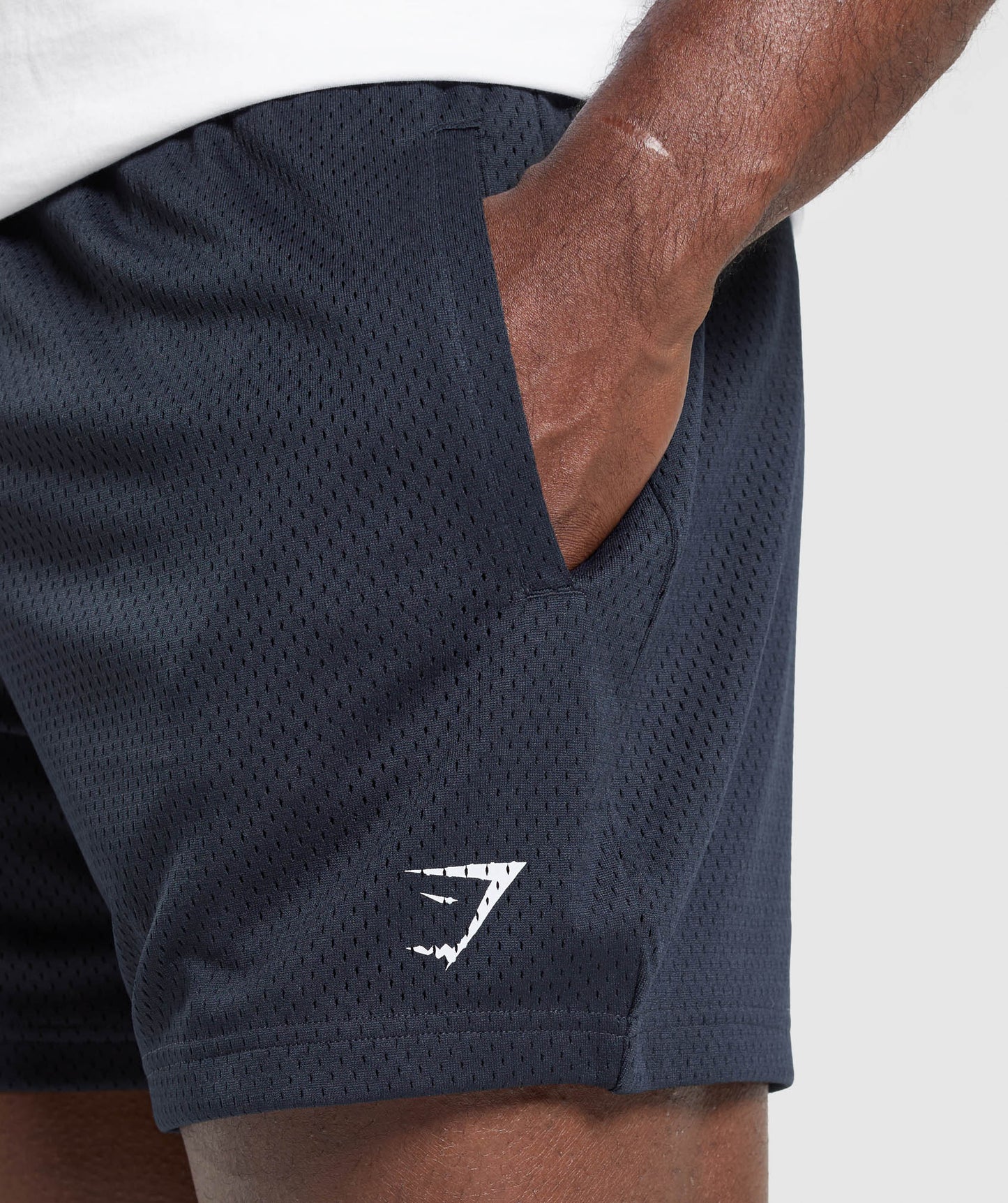Gymshark Lifting Mesh 5" Shorts Heavy Blue — Gymshark | Authentic India