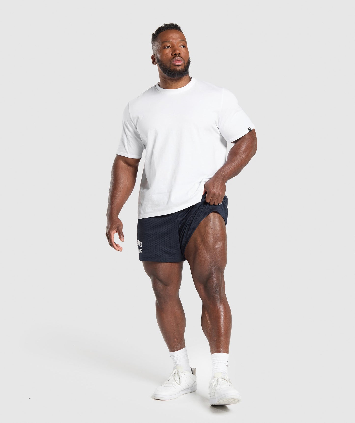 Gymshark Lifting Mesh 5" Shorts Heavy Blue — Gymshark | Authentic India