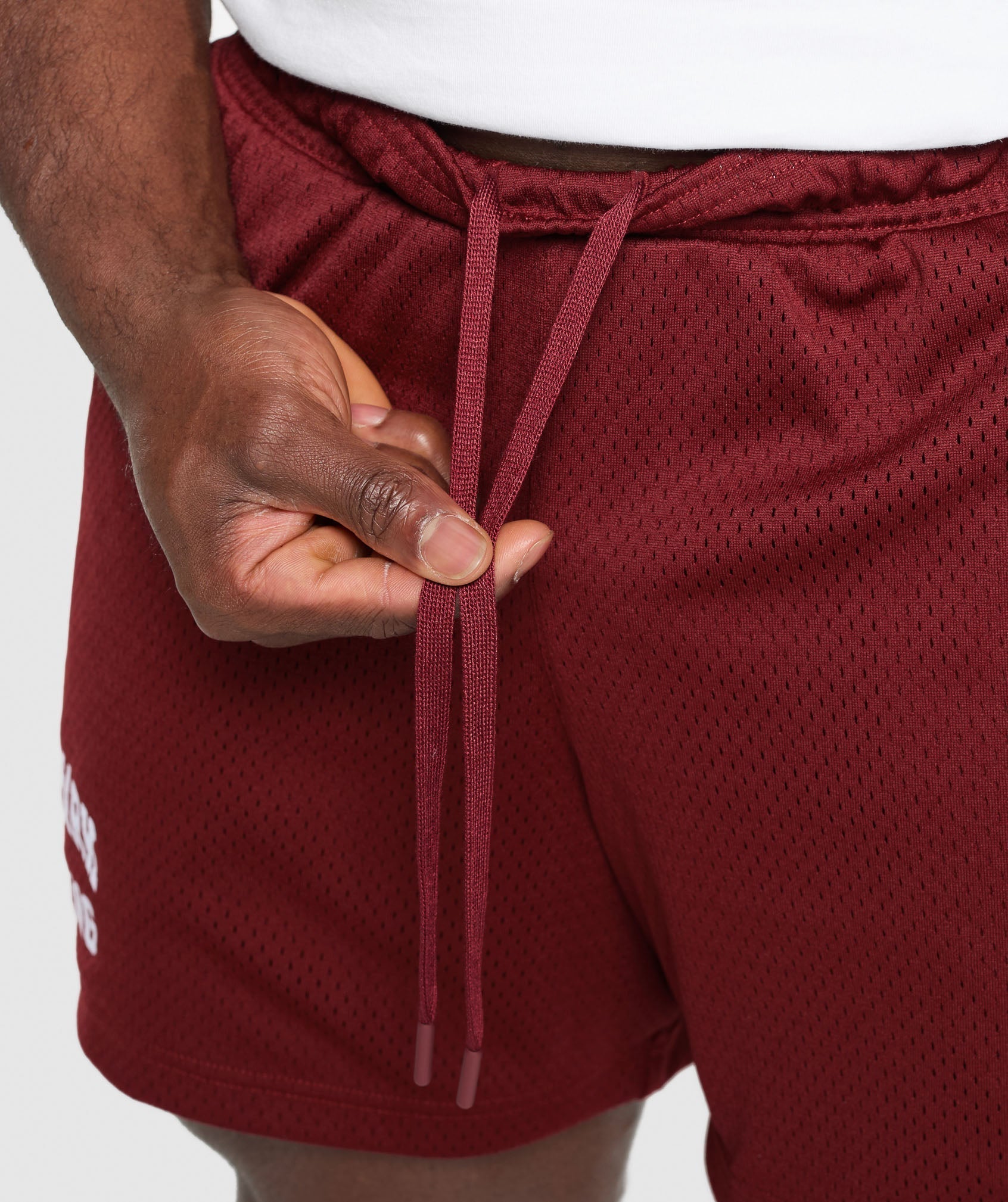 Gymshark Lifting Mesh 5" Shorts Sets Red — Gymshark | Authentic India