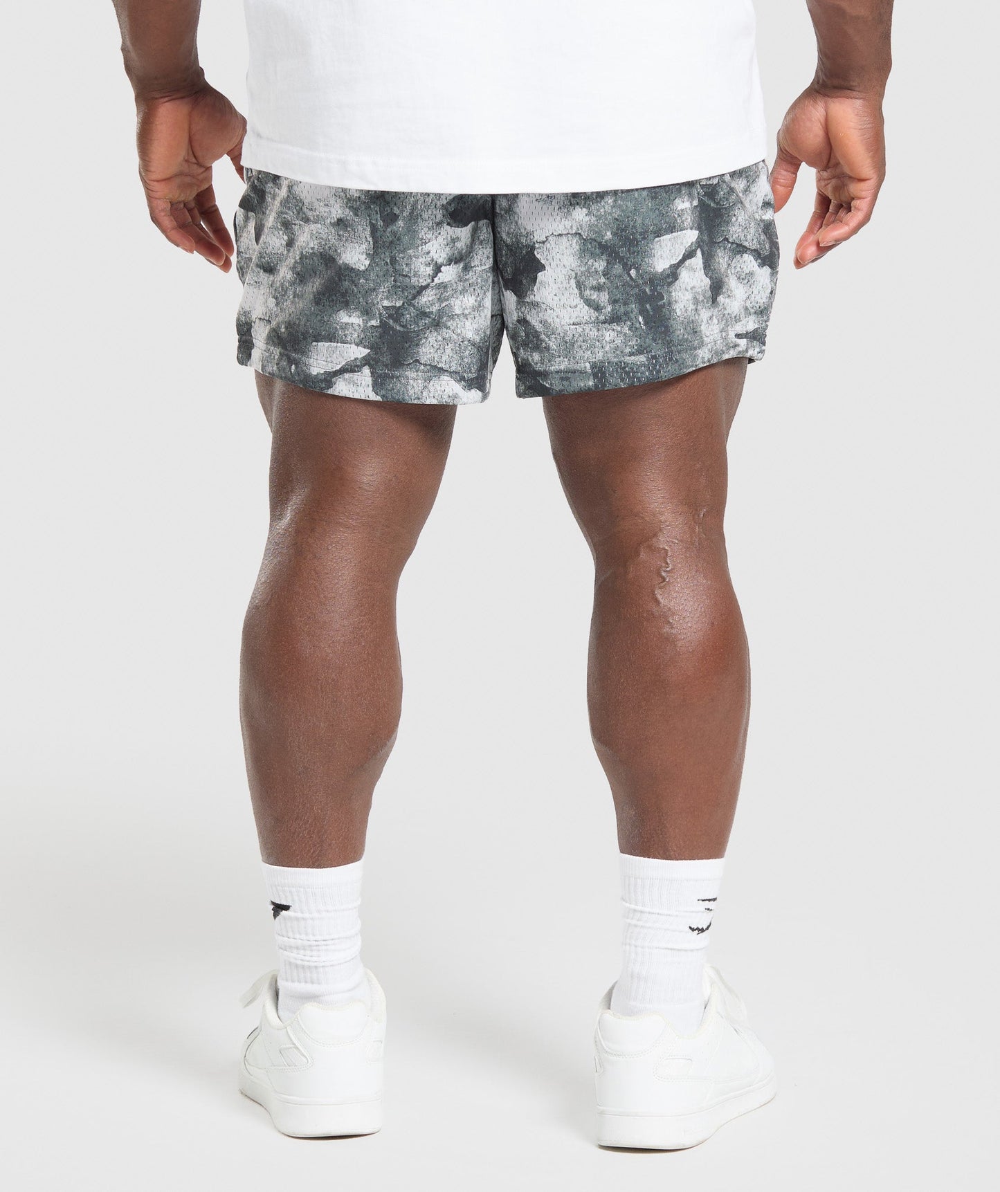 Gymshark Lifting Mesh 5" Shorts Metal Grey — Gymshark | Authentic India