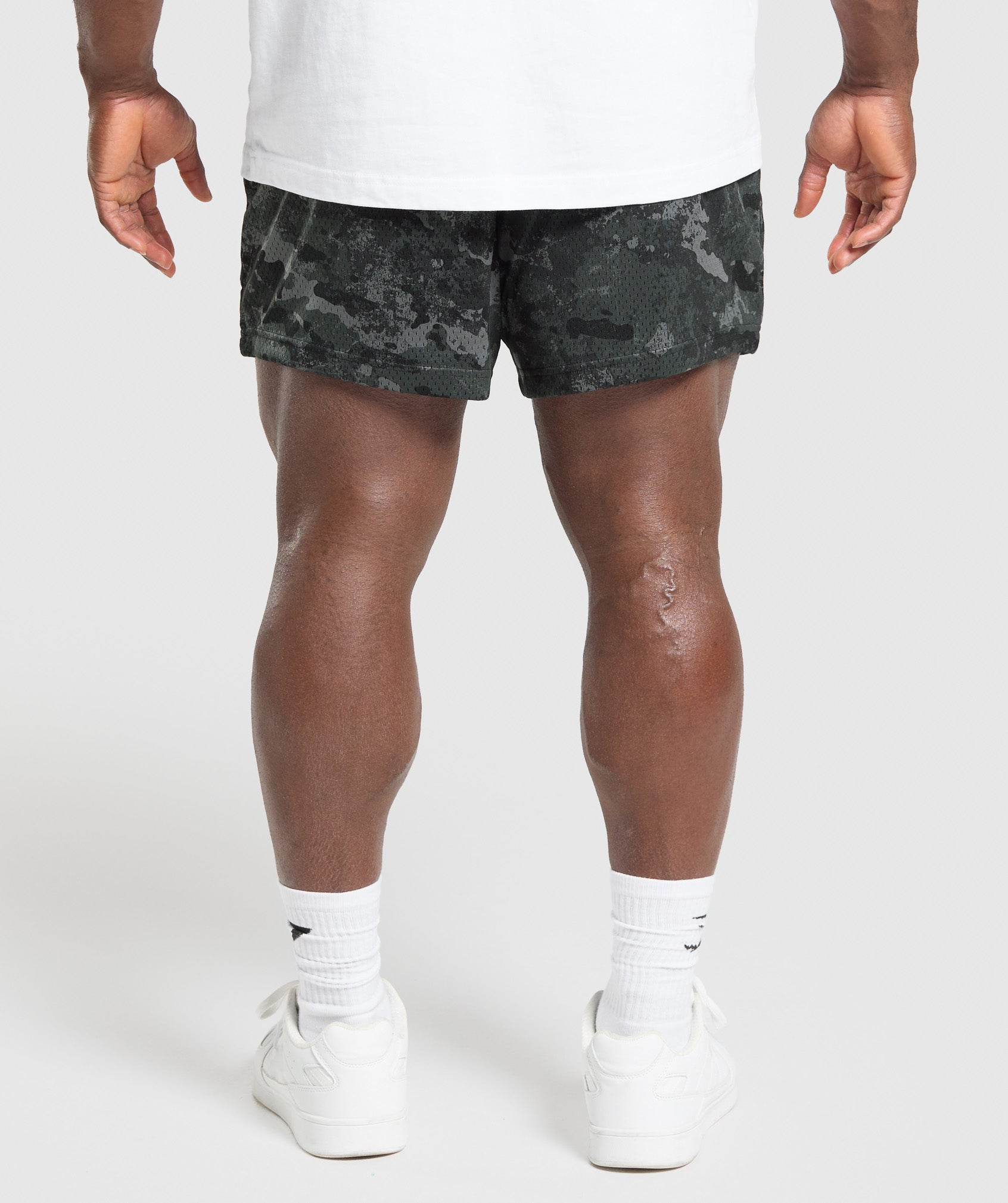 Gymshark Lifting Mesh 5" Shorts Graphite Grey — Gymshark | Authentic India
