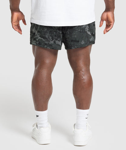 Gymshark Lifting Mesh 5" Shorts Graphite Grey — Gymshark | Authentic India