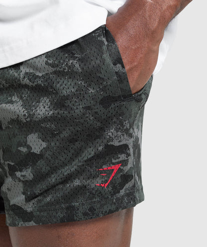 Gymshark Lifting Mesh 5" Shorts Graphite Grey — Gymshark | Authentic India