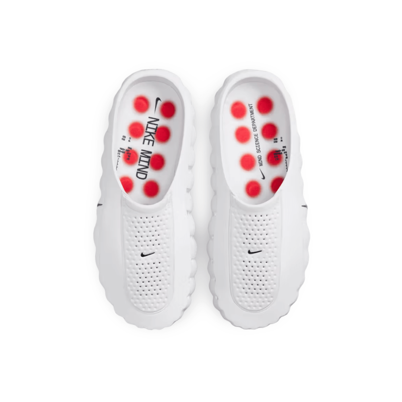 Nike Mind 001 Slide White Speed Red — NIKE | Authentic India