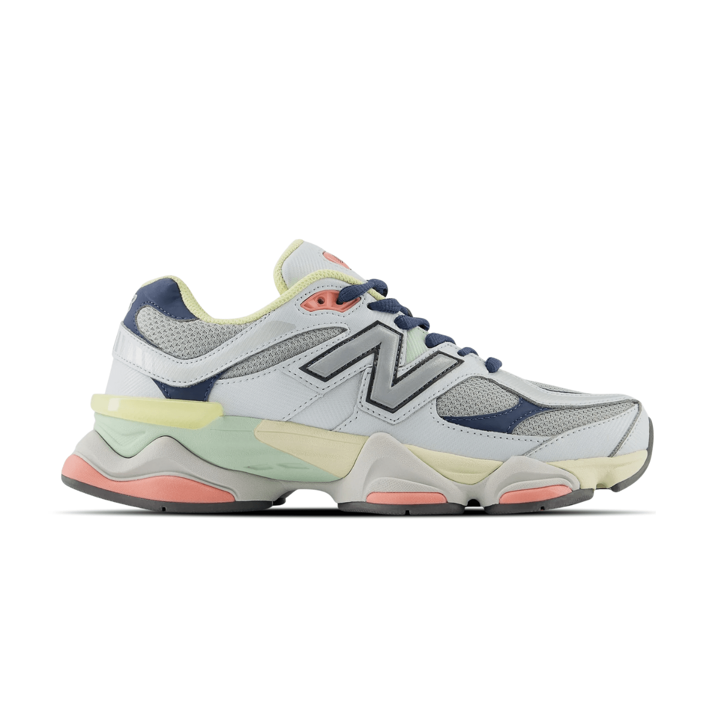 New Balance 9060 Grey Yellow Navy — NEW BALANCE | Authentic India