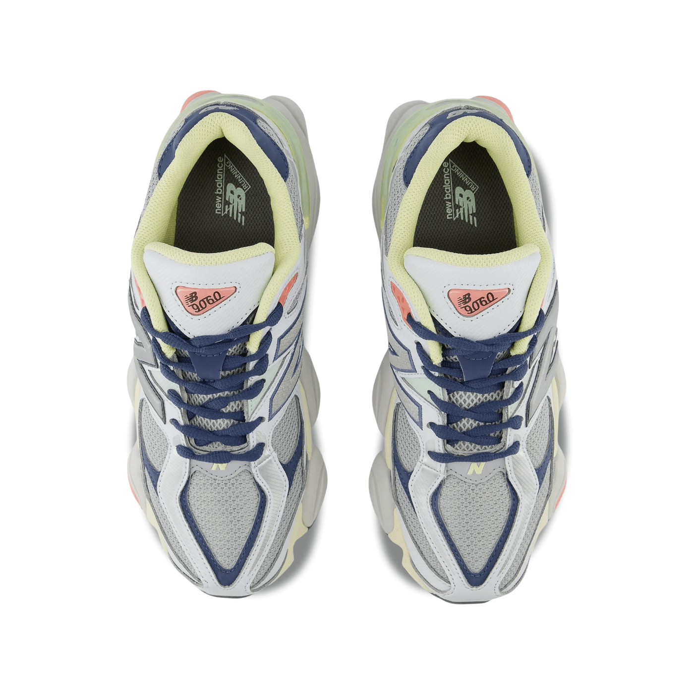 New Balance 9060 Grey Yellow Navy — NEW BALANCE | Authentic India