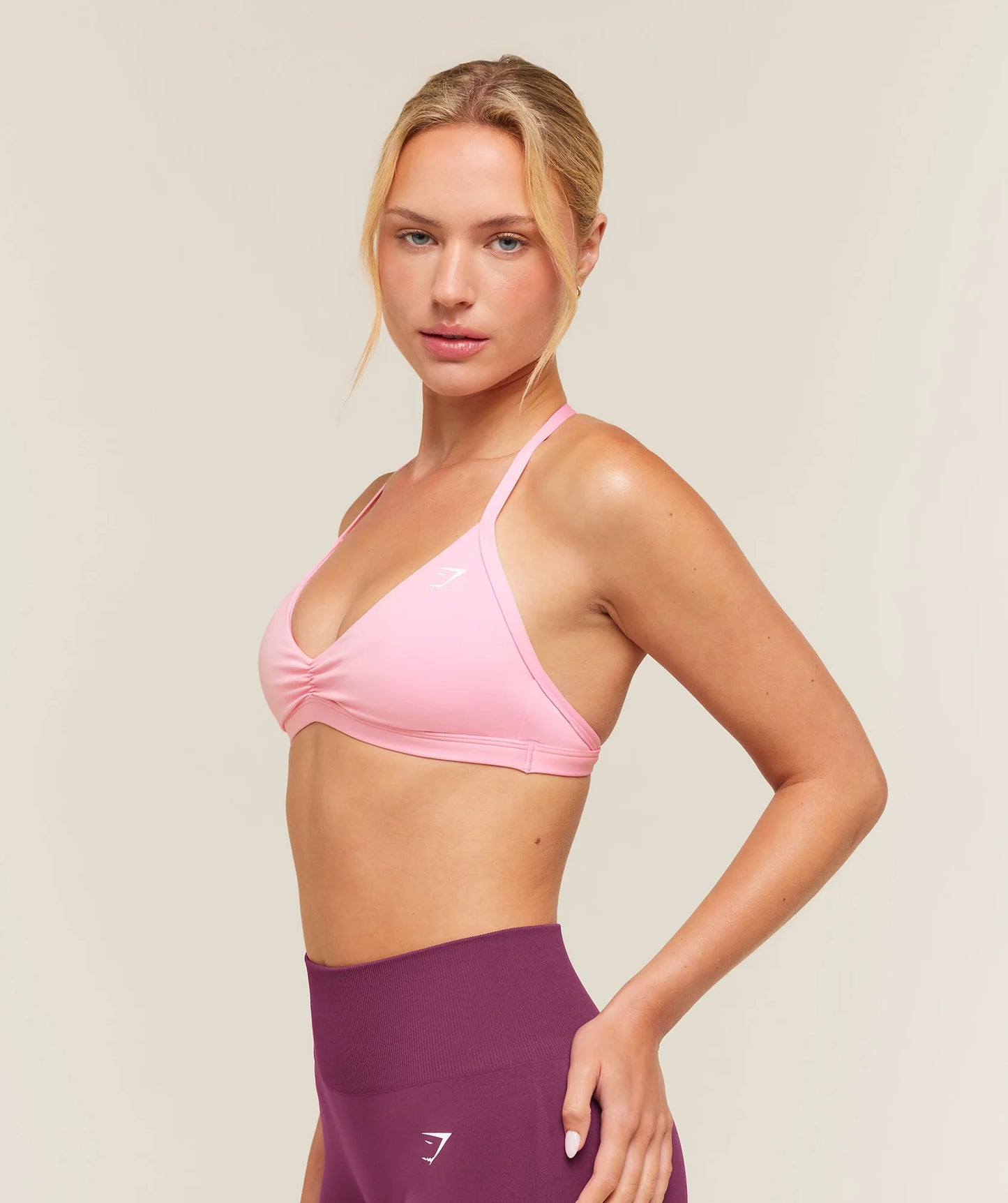 GYMSHARK Minimal Sports Bra 2.0 Poise Pink