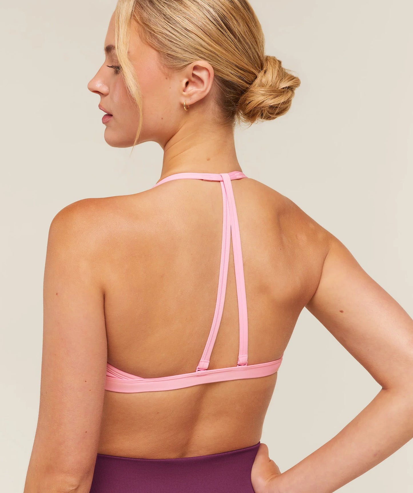 GYMSHARK Minimal Sports Bra 2.0 Poise Pink
