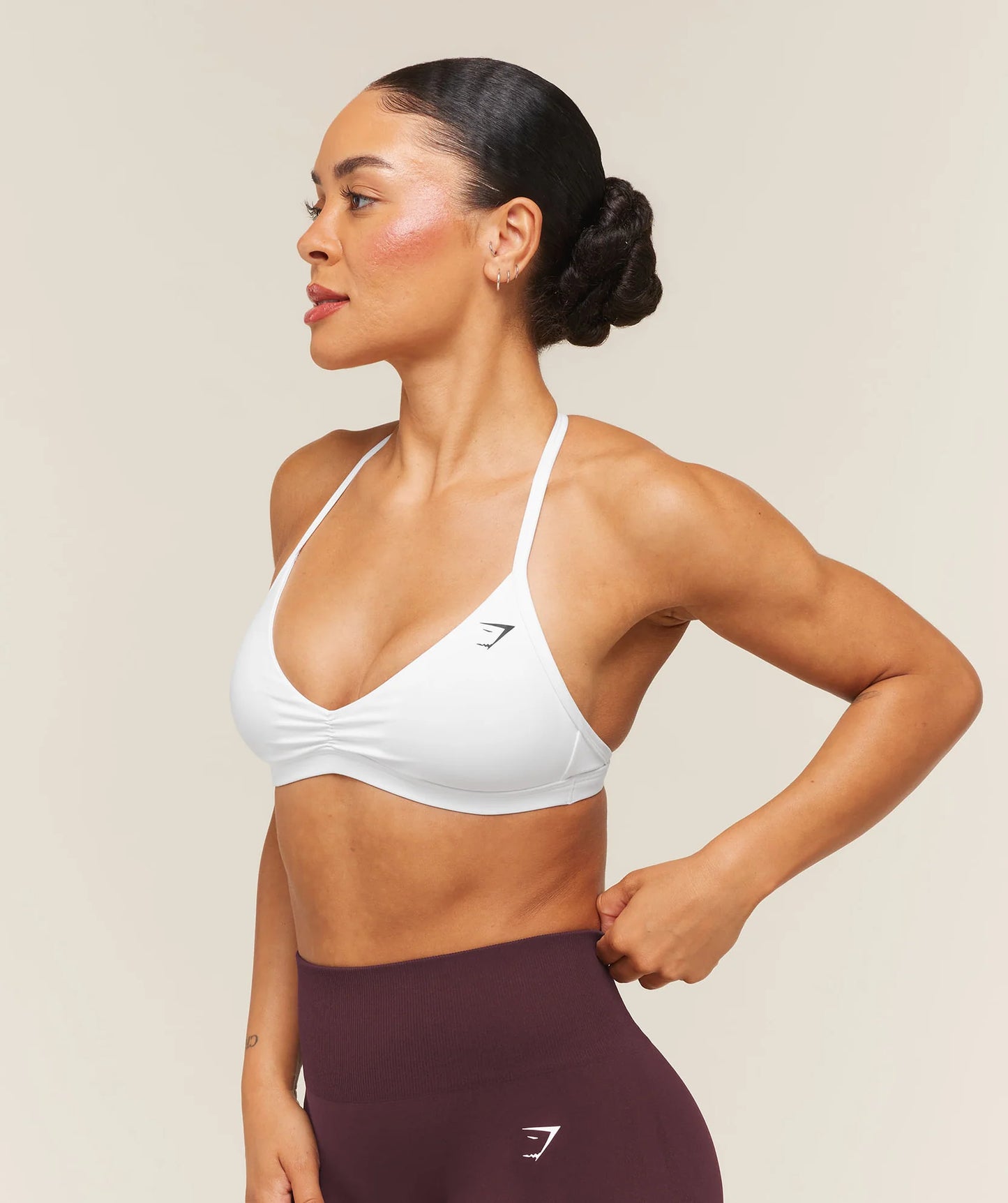 GYMSHARK Minimal Sports Bra 2.0 White