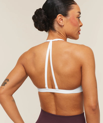 GYMSHARK Minimal Sports Bra 2.0 White