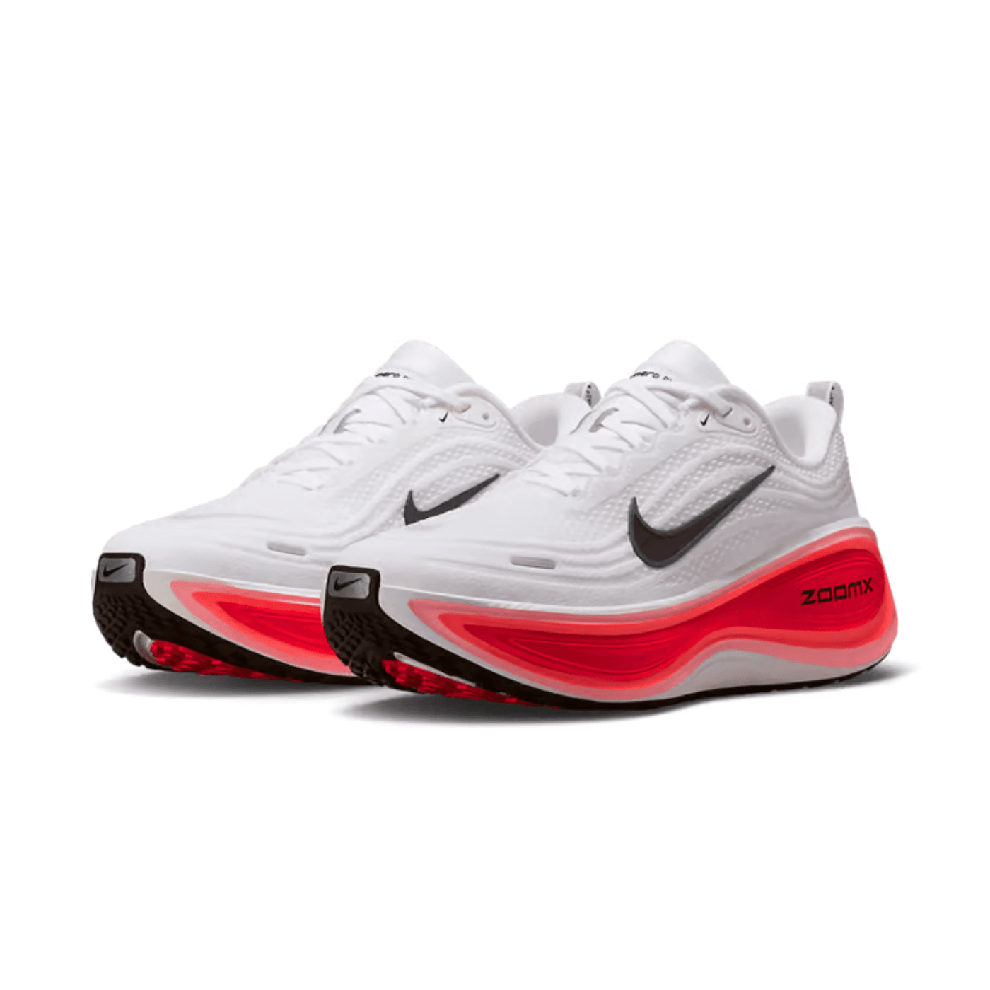 Nike Vomero Plus White Black Bright Crimson — NIKE | Authentic India