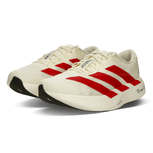 Adidas Adizero EVO SL Off White Better Scarlet — ADIDAS | Authentic India