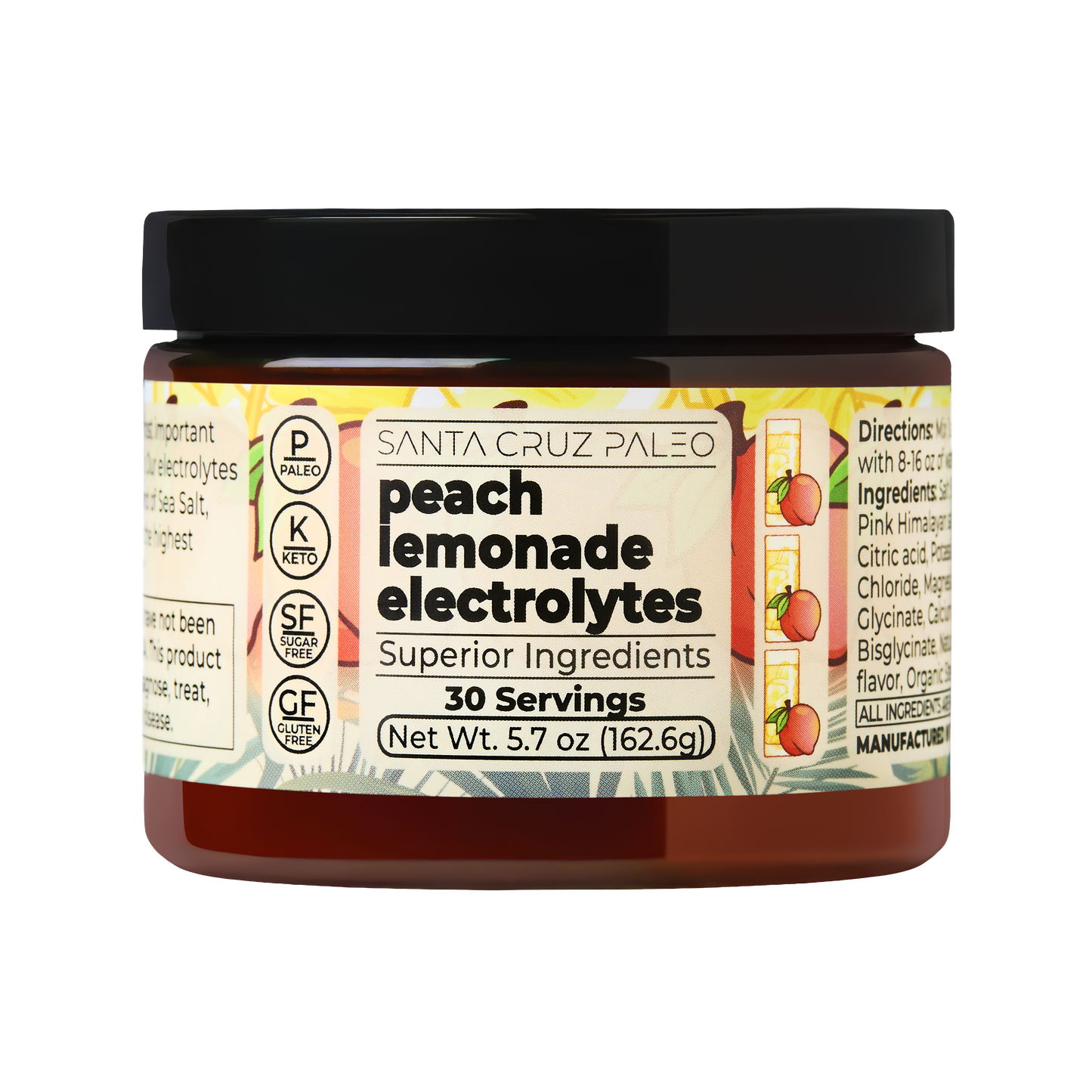 Peach Lemonade Electrolyte Tub