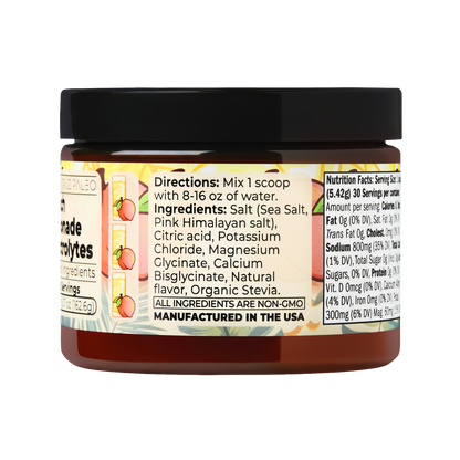 Peach Lemonade Electrolyte Tub
